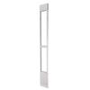 Dog Door for Sliding Glass Door, 2311-2439 mm Adjustable Height, Aluminum Alloy Frame with Metal Rotating Hinges, Lock Design, 209.6 x 311.2 mm Flap,