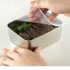 5-8pcs Stainless Steel Food Storage Box With Plastic Fresh-keep Lid Food Container Preservation Box Picnic Boxes