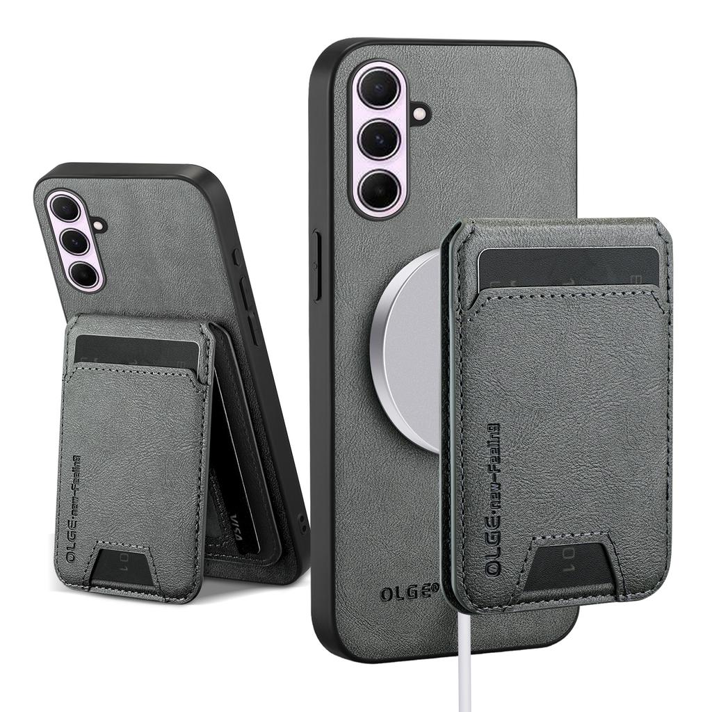 Wallet Card Holder Case for Samsung Galaxy A17 A07 A56 A26 A36 A16 A55 A35 A25 A54 Magnet Cover Leather Mag-safe Stand Shell