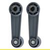 SZCH Window Crank Handle 2pcs Auto Window Handle Risers Winders Crank for T100, Pickup (Gray)