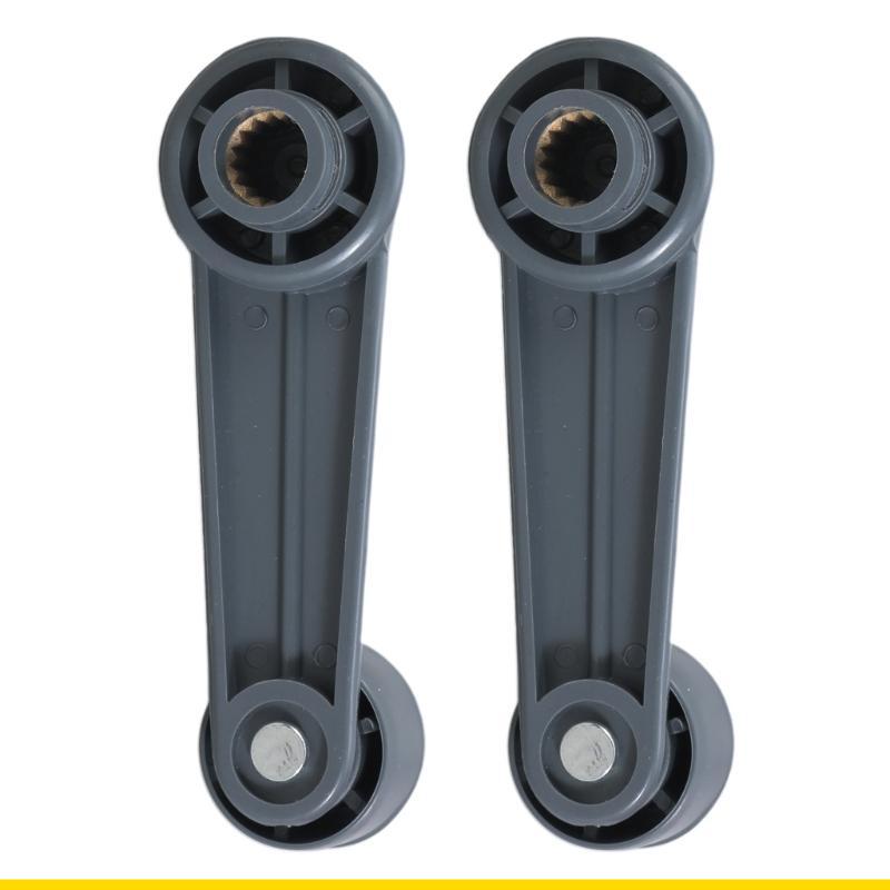 SZCH Window Crank Handle 2pcs Auto Window Handle Risers Winders Crank for T100, Pickup (Gray)