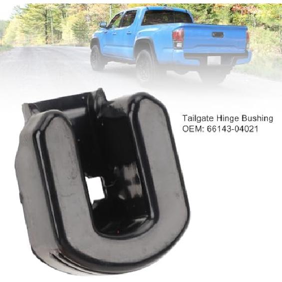 Tailgate Hinge Bushing Cover 66143-04021,2PCS Right Tailgate Hinge Liner for Tacoma 2017 2018 2019 2020 2021 2022 2023