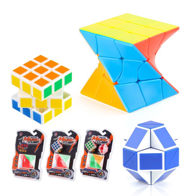 Einzigartiger 5cm Kinder-Puzzlewürfel Pädagogisches Verdrehbares Magischer Würfel Spielzeug zur Geistesentwicklung
