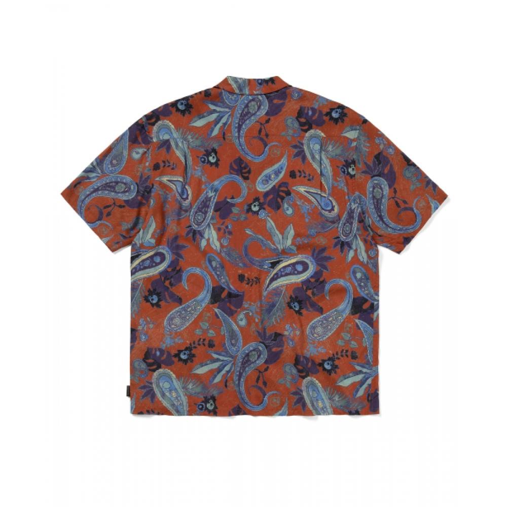 Thisisneverthat Weird PaiSley S S Shirt Red