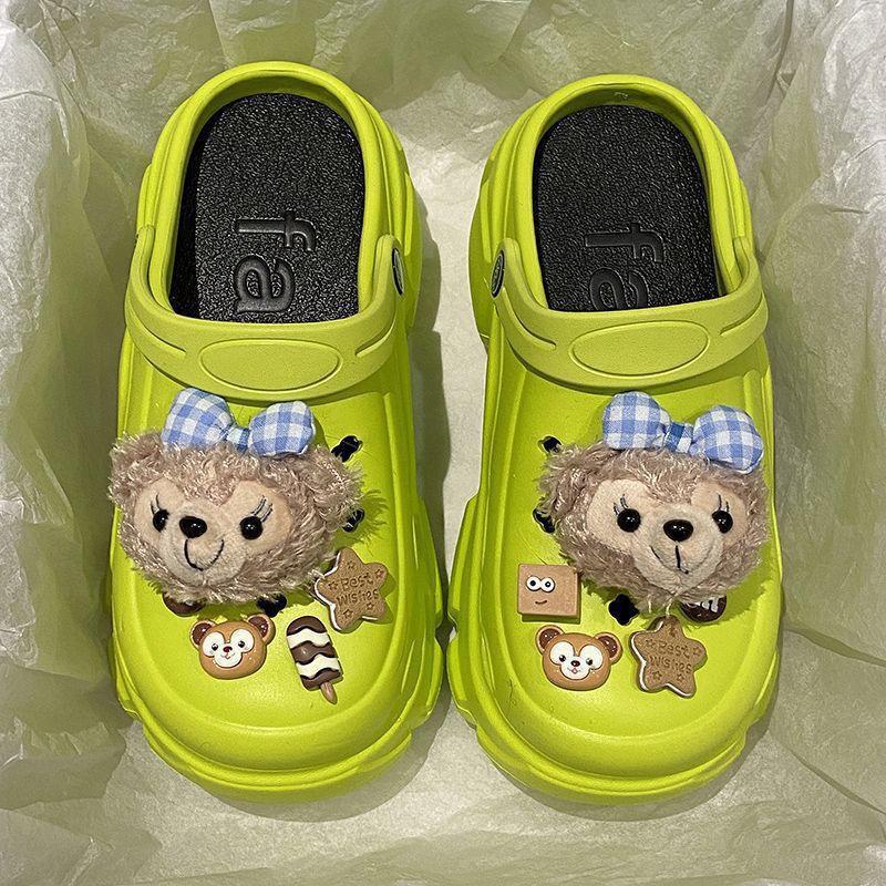 Cross-Border Cute Hat Coal Briquette & Shoe Accessories Set - Matching Shoe Buckle & Flower Set