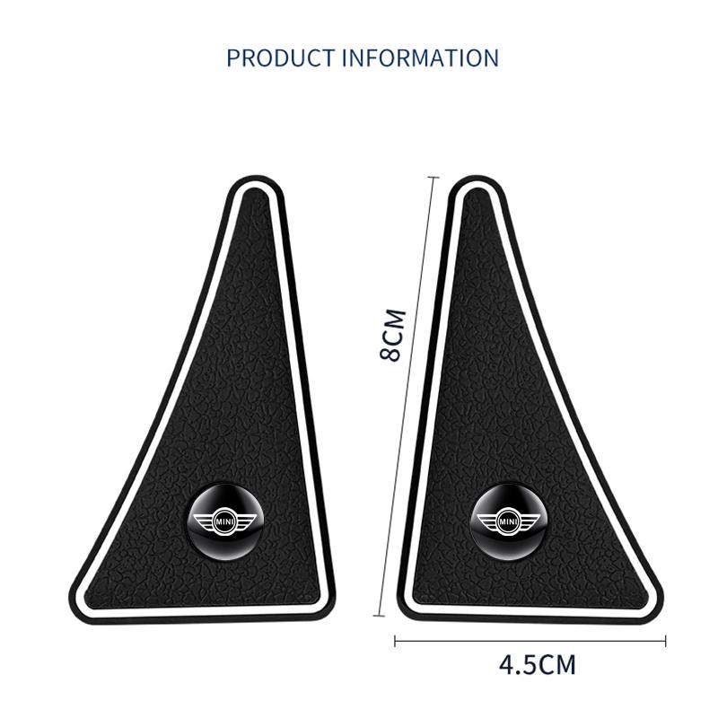 2pcs Car styling Silicone Car Door Corner Anti-collision Cover Sticker For BMW Mini R56 R50 R53 F56 R60 2011 2012 2013 2018 2019
