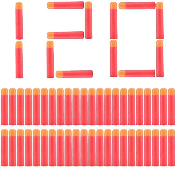 M120 Pack Refill Darts 9.5cm Foam Blaster Refill Bullets Compatible For Mega Guns Foam Toy Darts For Kids Birthday Gift