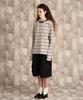 CONICHIWA BONJOUR Multi-Stripe Long Sleeve (White/Brown)