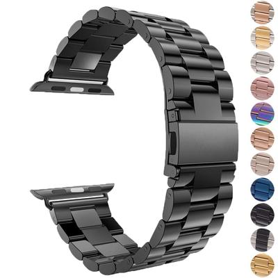 Stainless Steel Strap For Apple Watch Band 38mm 40mm 42mm Metal WatchBand 42mm 44mm 45mm Sport Bracelet for iWatch Series 7/6/SE/5/4/3/2