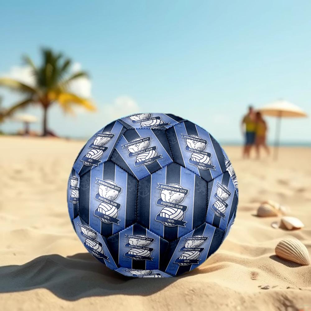 Birmingham City Taglia 5 Pallone da Calcio Alta Elasticità Pallone da Calcio Per Competizione All'aperto Allenamento Quotidiano Gioco