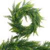 Artificial Simulation of Two-color Pine, Cypress and Vine Christmas Home Window Green Plant Decoration, Pine Needle and Vine Wall Hanging
