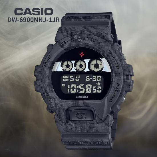 

CASIO G-SHOCK DW-6900NNJ-1JR Японская Оригинальная Модель Ограниченной Серии NINJA – Сделано в Японии, Ударопрочные, Водонепроницаемость 200 м, Черная Мужская Модель чёрный