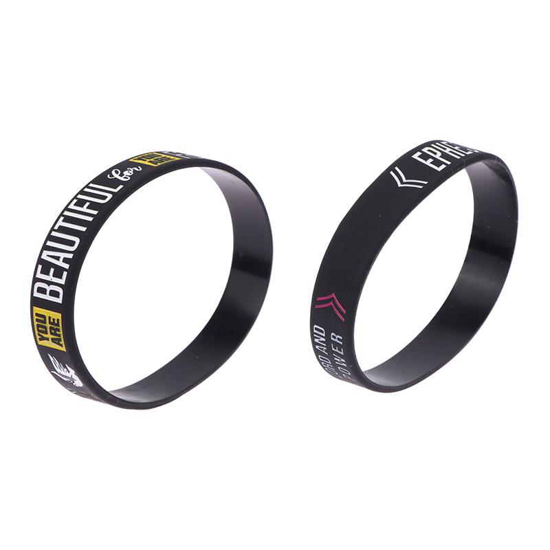 13ks Víra Věř Mír Milost Bible Křesťanský Náboženský Náramek Sportovní Silikonové Náramky Gumový Náramek