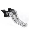 Husqvarna Black/White Arrow 401 Racing Handlebar Levers: Modified Brake & Clutch with Horn