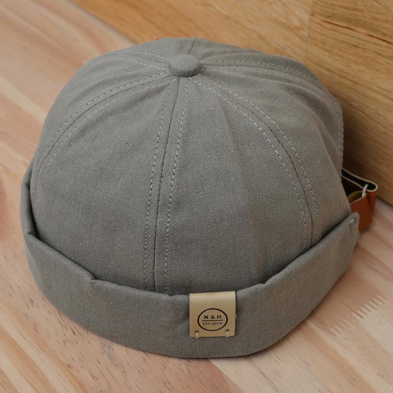 

Unisex Trendy Brimless Hat: Autumn/Winter Hip Hop & Japanese Yuppie Style Skullcap M (56-58cm)