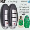 DR CWTWBU618/729/735 ID46 Chip 315MHz Car Remote Key For Nissan Teana Altima Rogue Versa Maxima Xtrail Armada Pathfinder Tiida