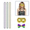 Mardi Gras Celebration Costume Hat Masquerade Mask Festival Theme Party Sequins Fedora Hat Carnival Party Accessories
