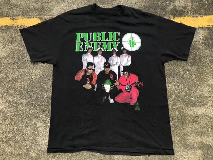 Vintage Public Enemy Apocalypse Tour Tshirt Size S to 5XL UR155  Unisex T-Shirt XL