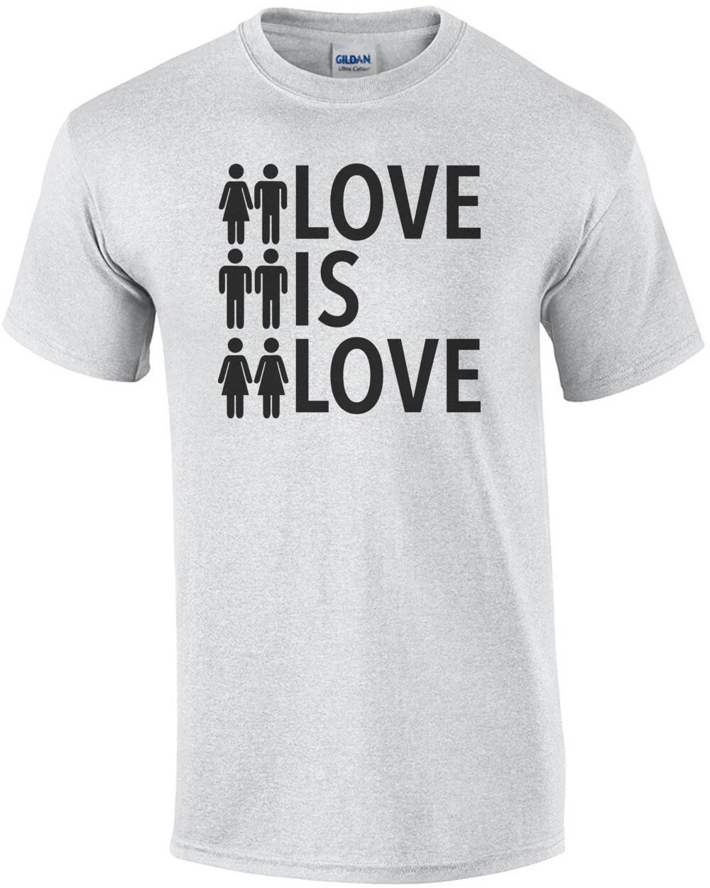 

Love is love - gay pride t-shirt 4XL