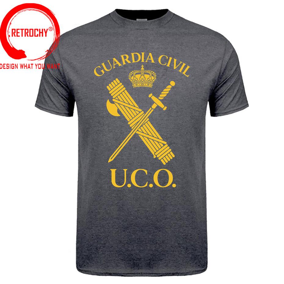 Uco Guardia Civil EspaA PolicA T Shirt Unisex Spain Guardia Civil TShirt Unisex Military Army Summer Streetwear Tops Tee Shirt