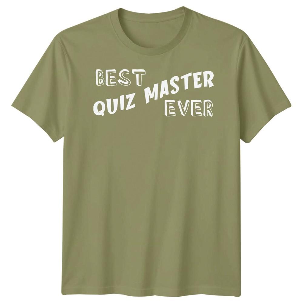 Best Quiz Master Ever Unisexs Unisex TShirt Tee Funny Unisex Gift