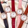 OPK 8160 Women's Quartz Watch Shaped Leather Strap Waterproof Simple and Fashionable