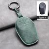 For Nio Et7 Et5    For Weilai Nio Ec6 Et7 Es6 Es8 Leather Car Remote Key Case Cover Protector Keychain