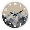 High-Quality Mountain High-Quality Scene High-Quality Wooden High-Quality Wall High-Quality Clock, 10-16Inch High-Quality Silent High-Quality Wall