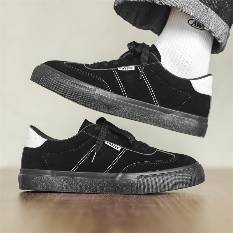 Fashion Red Skate Casual Shoes Walking Suede Sneakers for Men Skateboarding Shoe Flat Retro Moral Training Canvas Casual Sports