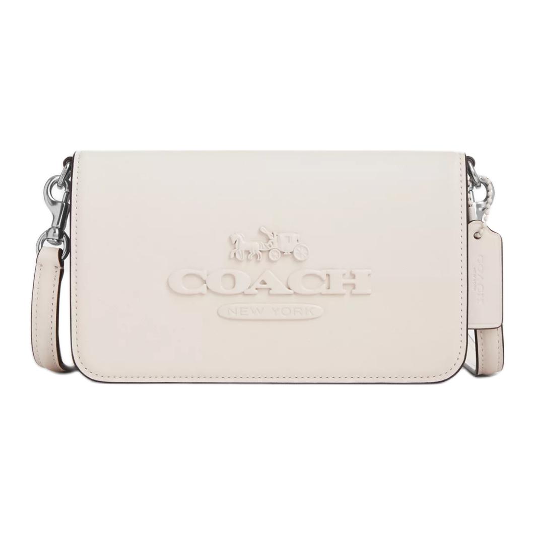 

Coach Toni 18 Brand Logo Detachable Shoulder Strap Calfskin Crossbody Bag Small Women bags Silver CT778-SVHA Basic Set (Bag+Dust Bag)