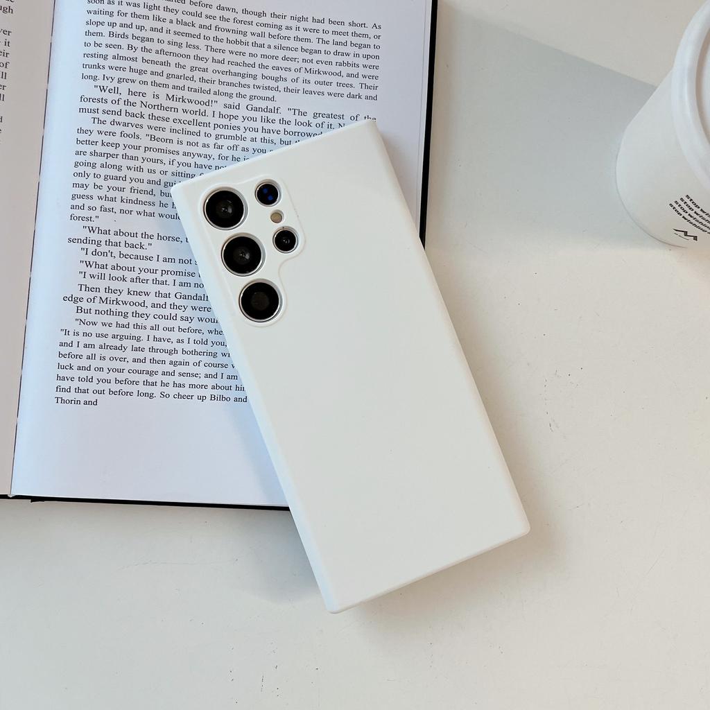 Liquid Silicone Suitable for Samsung S25 Ultra Skin Feeling Simple Mobile Phone Case Samsung S24 Ultra Solid Color Anti Fall Case