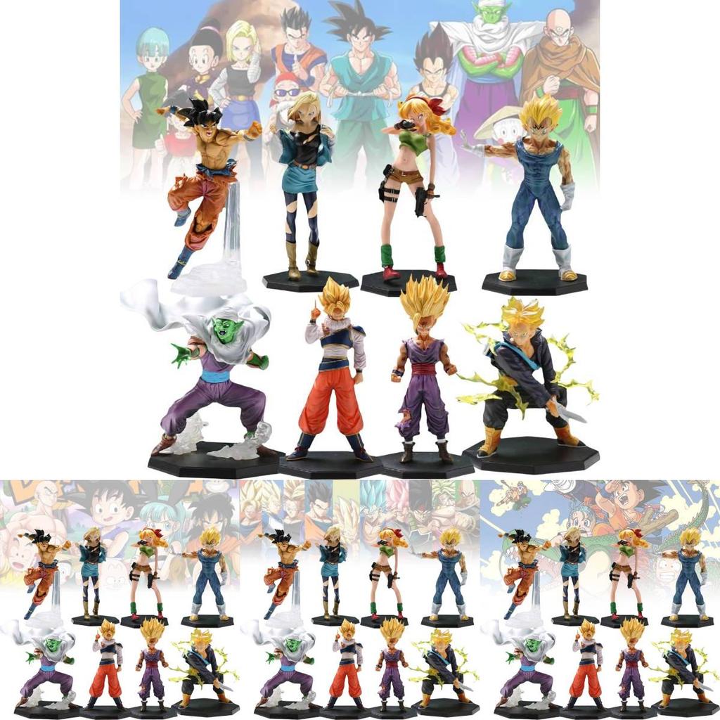 Collectible Pvc Dragon Ball Son Goku Majin Vegeta Green Outfit Figure Display Model