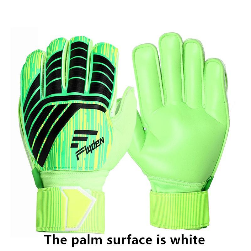 

Профессиональные футбольные вратарские перчатки, подростковые противоскользящие износостойкие вратарские перчатки, взрослые цветные латексные перчатки для футбола 7 зелёный