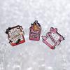 E-book Reader Enamel Pins Cartoon Fantasy Smut Book Reading Brooches Lapel Badge Bookworm Girlie Jewelry Gift for Friends