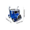 Semi-Truck Coffee Mugs Stainless Steel Handcrafted Truck Coffee Mug Resin Coffee Mug for Truck Driver