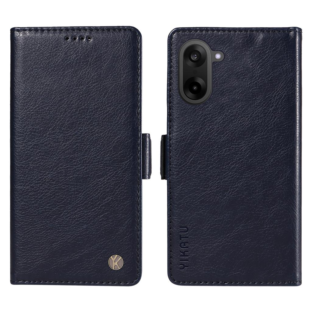 For OnePlus Nord CE5 5G/OnePlus Ace 5 Racing 5G Case YIKATU YK-007 Litchi Texture PU Leather Wallet Phone Cover