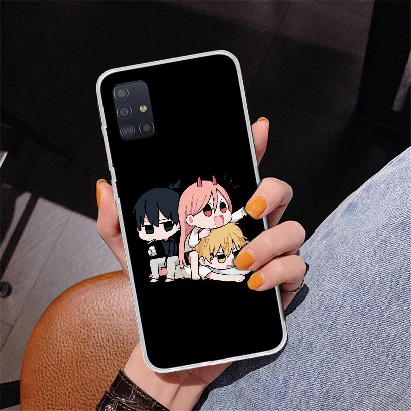Chainsaw Cartoon Phone Case For Samsung Galaxy A52 A32 A22 A12 A51 A31 A50S A30S A20S A10S Note 20 Ultra 10 Plus S10 A72 A71 Gal