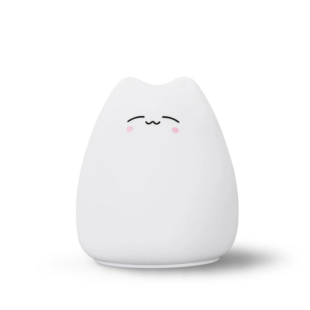 7 Colors Led Night Light Touch-sensor-night-light Rgb Silicone Baby Kids Sleeping Indoor Sensor Cute Silicon Cat Lamp Kid Lights
