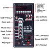 12V 80W Amplifier Board Square Dance Speaker Amplifier Support Bluetooth AUX TF-Card U-Disk Recording 6-12Inch Speaker