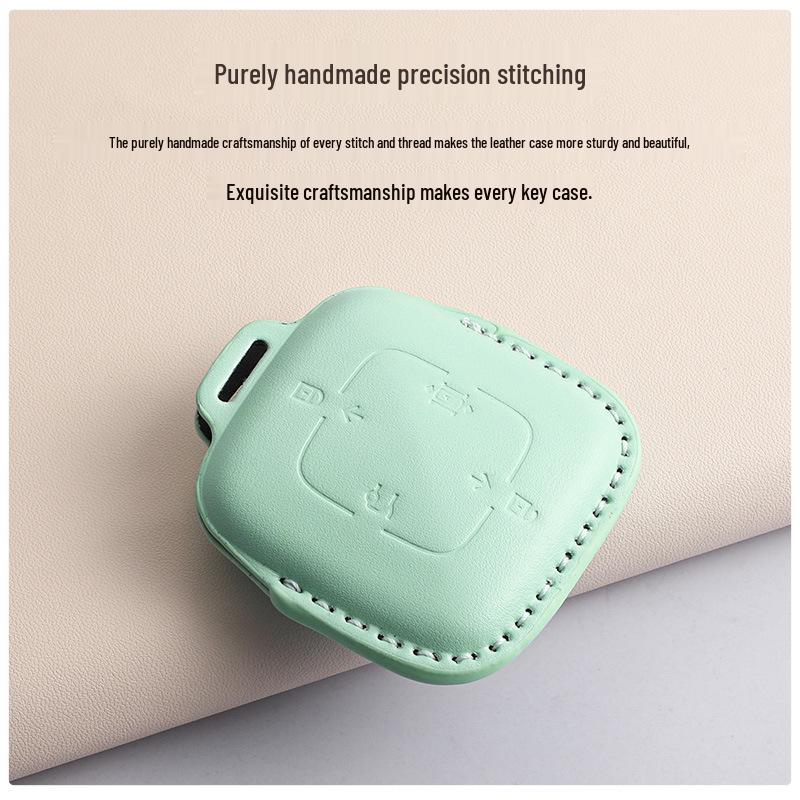 Zeekr 001 Car Key Case: 3D Smart Bluetooth Protective Cover with Bow Buckle