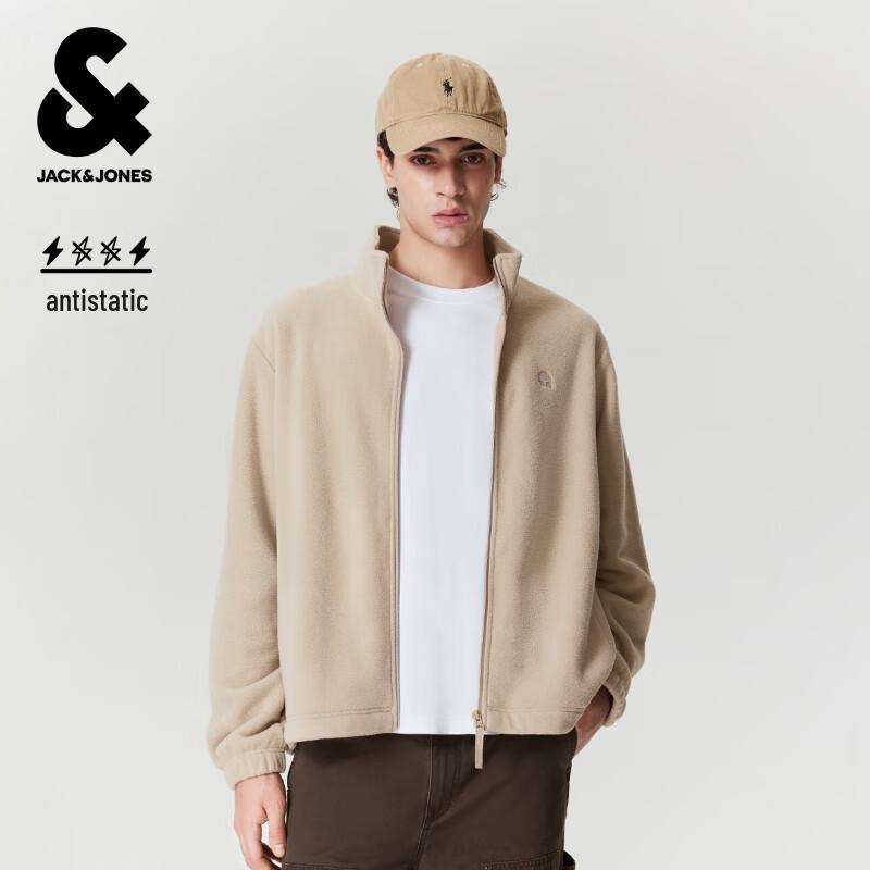 

JACK&JONES Men s 2025 Stand Collar Fleece Jacket 2XL