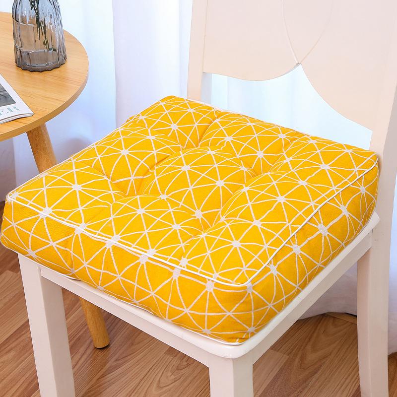 10cm Thick Cushion for All-season Office Computer Chair Cushion Student Stool Cushions Multi Purpose Square Seat Pads Soft Comfortable Waist Cushion