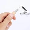 Solid Wood Handle Hexagon Guitar Wrench 1PC Guitar Fingerboard Pitch Adjusting Rod Musical Instrument Accessories