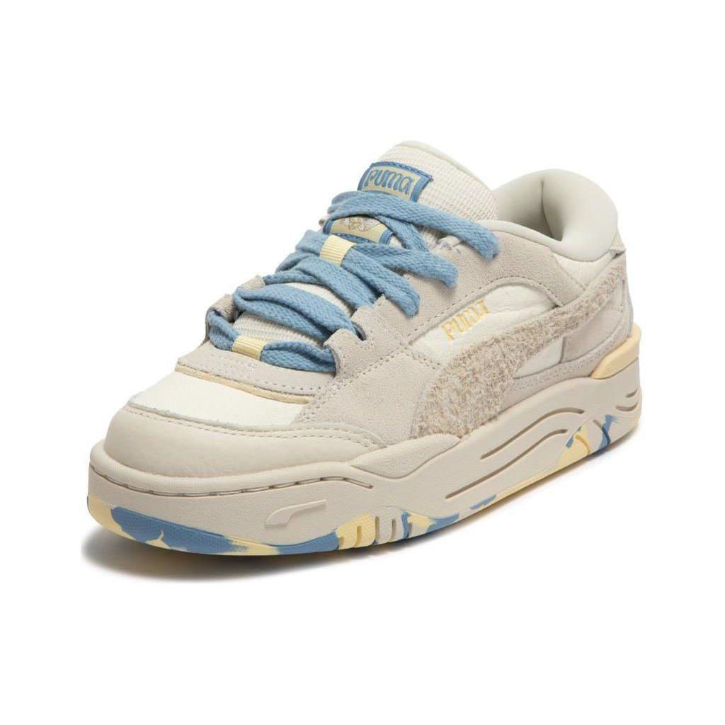 Puma Sneakers Unisex Beige Blu 180 Velluto a Coste Basse 396402-01