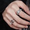 VENTFILLE 925 Sterling Silver Moon Tassel Opening Female Fashion Ins Ring Dropship Wholesale