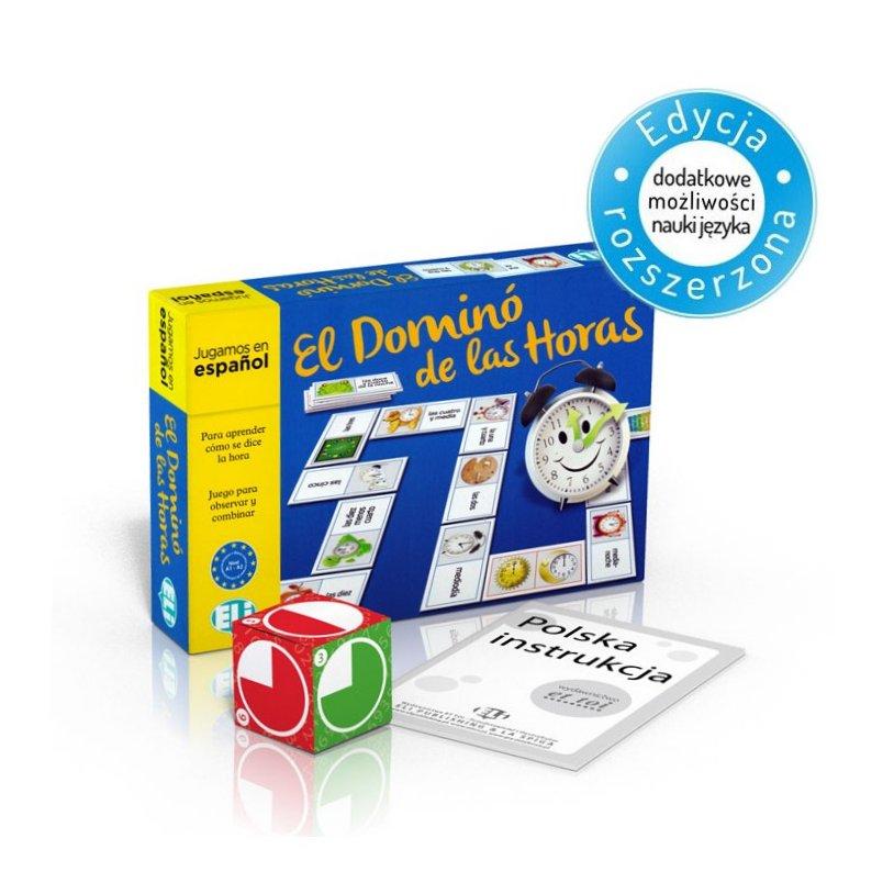 Spanish El Domino de las horas. Language game. ELI & ET TOI