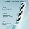 Travel Friendly Anti Scald Hot Comb with Cordless Rechargeable 3 Adjustable Heat Setting Hair Styling Accessories