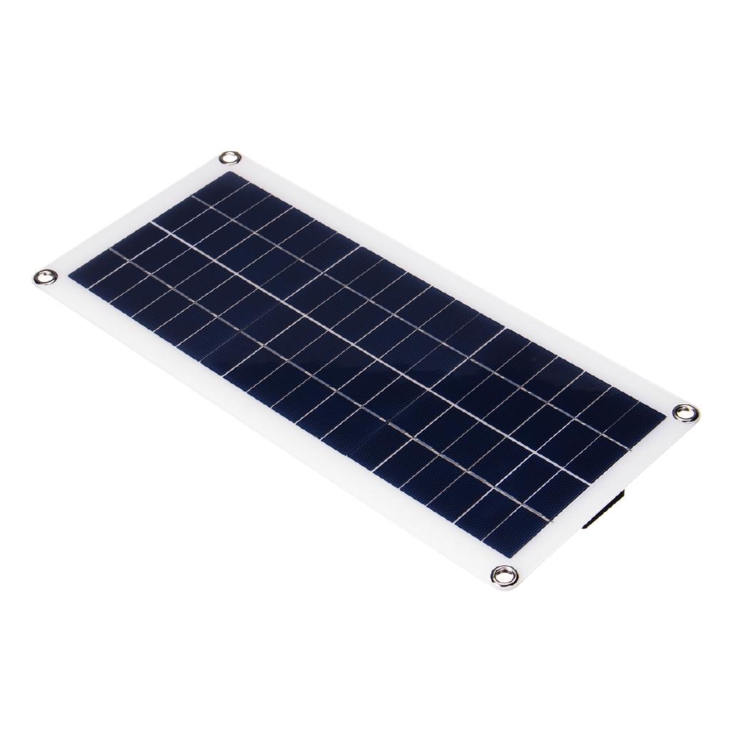 40W DC 18V Solar Panel Battery Charger Portable Flexible Solar Cell Board Crocodile Clips Car charger For Phone RV Car