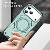 For iPhone 17 Pro Case Compatible with MagSafe Four Corner Airbags PC + TPU Phone Cover
