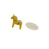Dalecarlian Horse Animal Sculpture Collectible Ornament for Bookshelf Entrance Cabinet Home Decor